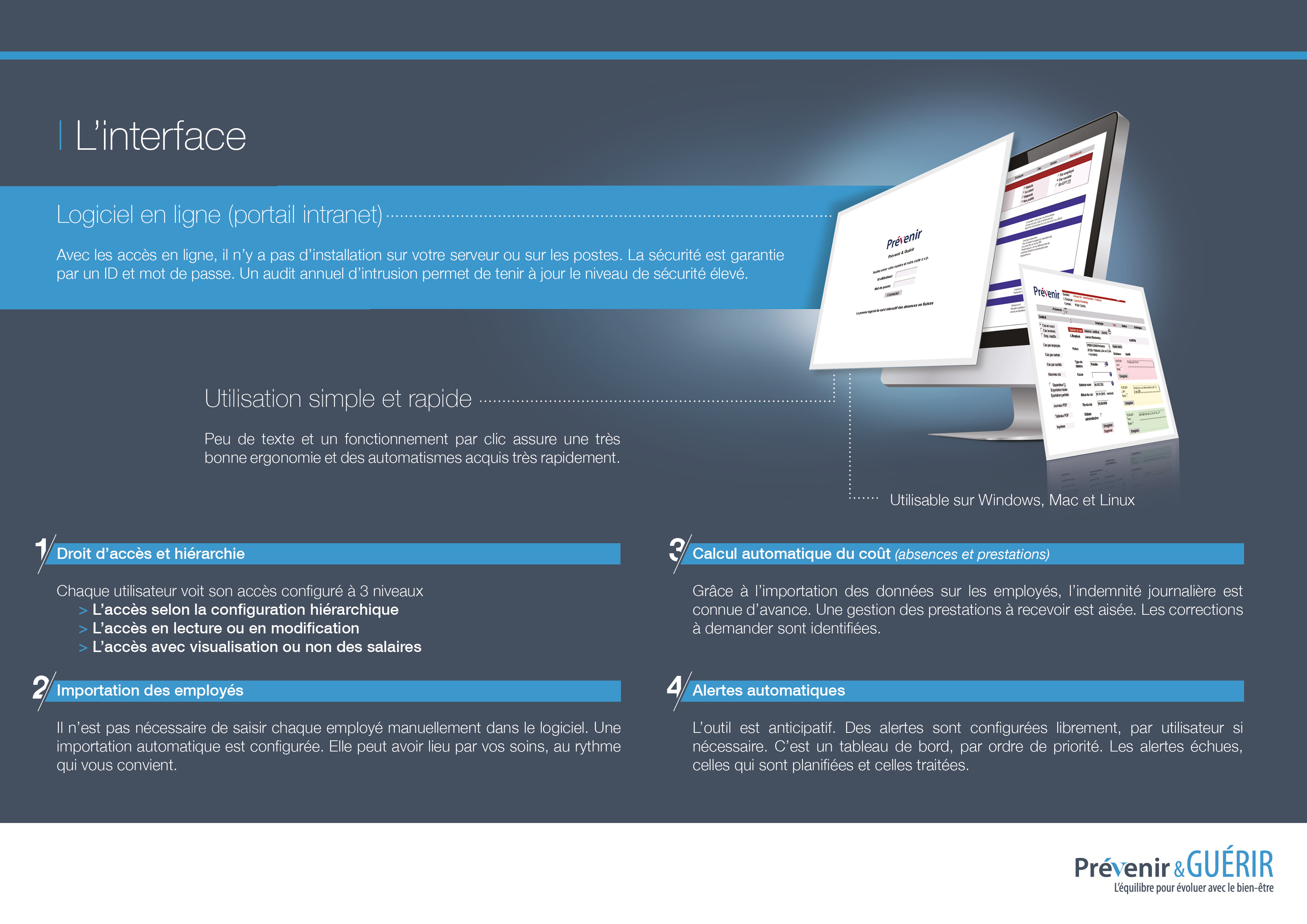 Prévenir & Guérir - Gestion facile et rapide des absences en ligne - Neuchâtel - Delémont - Zürich